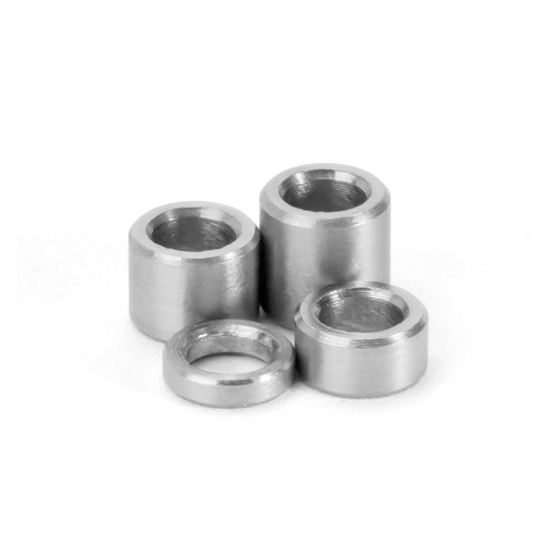 Miniatura 3 de INJORA Espaciadores de arandelas M2.5 planas de acero inoxidable para 118 RC Crawler TRX4M, 80 piezas (4M-52)