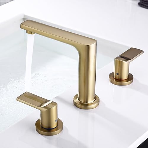 Mitigeur Salle de Bain 3 Trous pour Vasque Familiale Finition Chromée