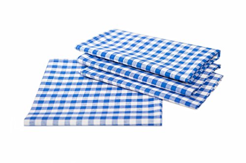 texpot TextilDepot24 Country House Tablecloth, Chequered, 100% Cotton, 140 x 240 cm, Rectangular, Blue/White - Image 3