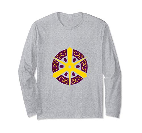 Flag Of Kyoto Japan Souvenir Graphic Japanese City Emblems Manga Larga