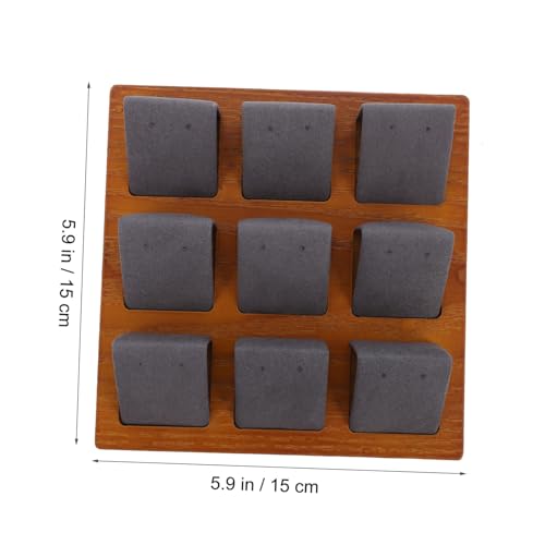 Support de vente au détail COLLBATH pour boucles d'oreilles en bois - 3