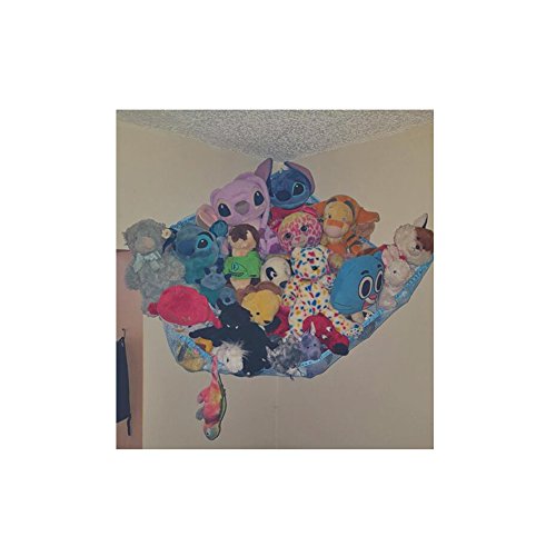 Huijukon Filet de rangement hamac pour animaux en peluche (182,9 x 121,9 x 121,9 cm)