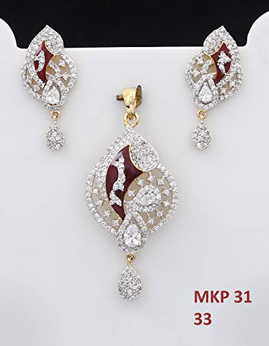 Cobre chapado en oro pera con zirconio cúbico para un brillo elegante y sofisticado 2