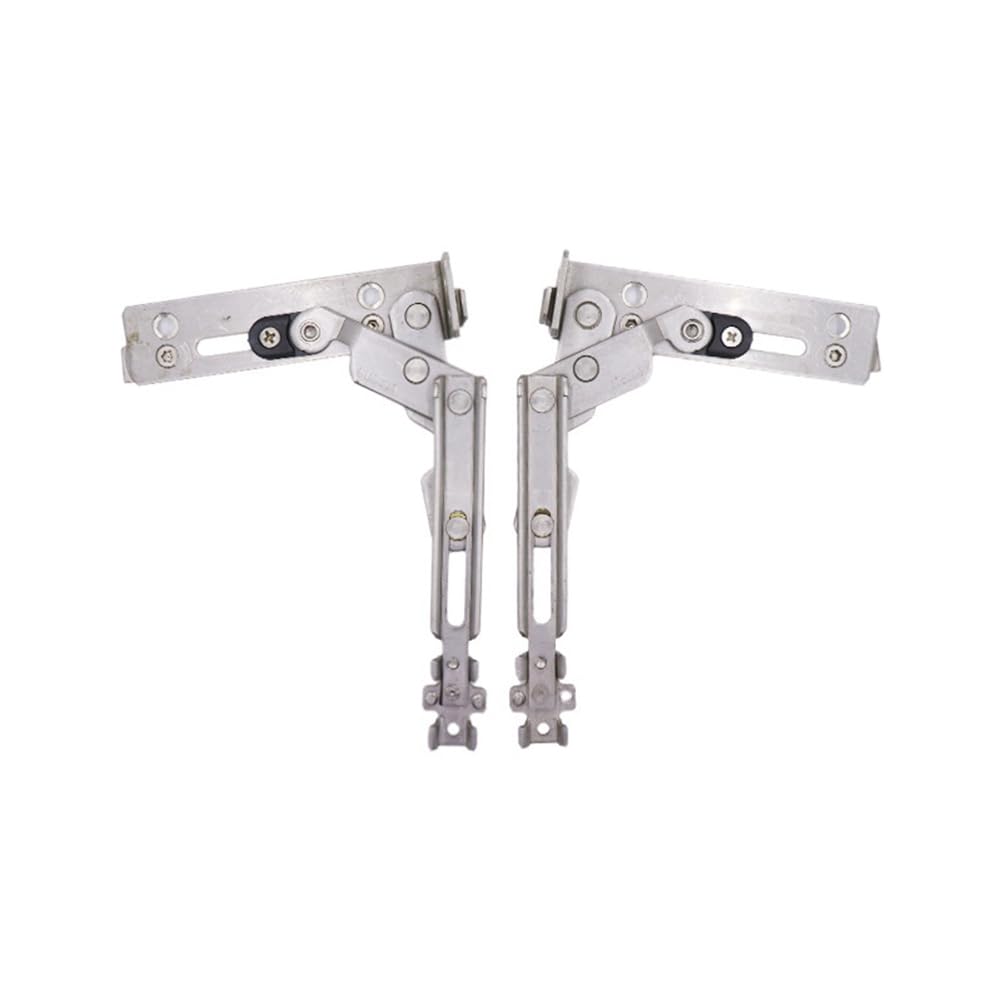 Littimoon 90 Degree Concealed Hinge Folding Heavy Built-in Door Hinges Hidden Gemel Stainless Steel
