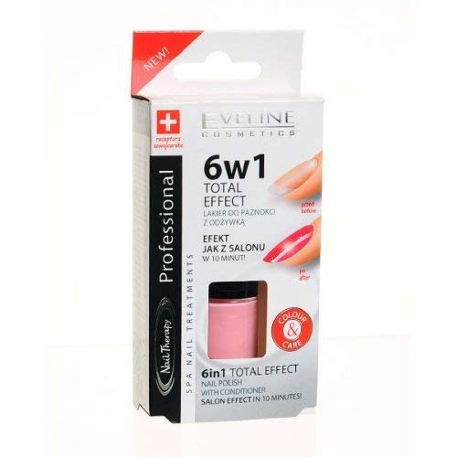 Eveline Cosmetics 6 in 1 Total Effect Nail Treatment with Conditioner (792)