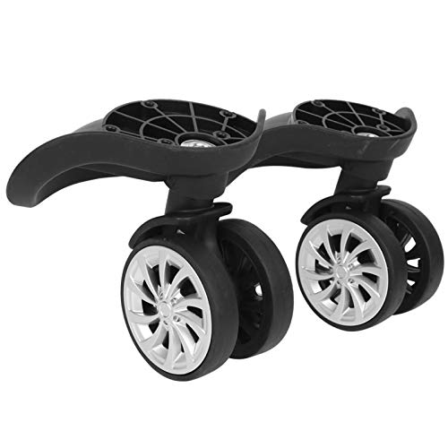 Roda de reposição de bagagem ecologicamente correta, acessório de bagagem preto, estojo para mala de