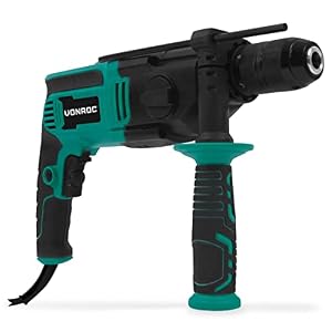 VONROC – VONROC Schlagbohrmaschine 1100W - Bohrhammer - 2 Gänge - Ink