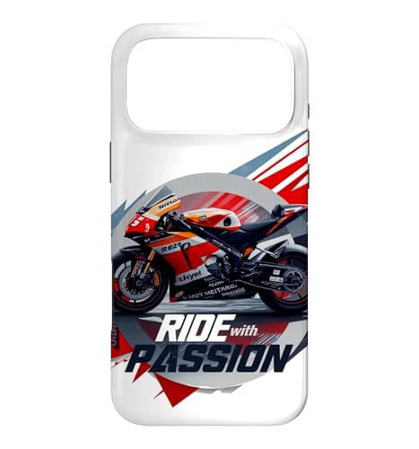 Ride With Passion �N�[���o�C�J�[ �I�[�g�o�C���D�ƌ��� T�V���c �X�}�z�P�[�X iPhone 17 Pro Max �p