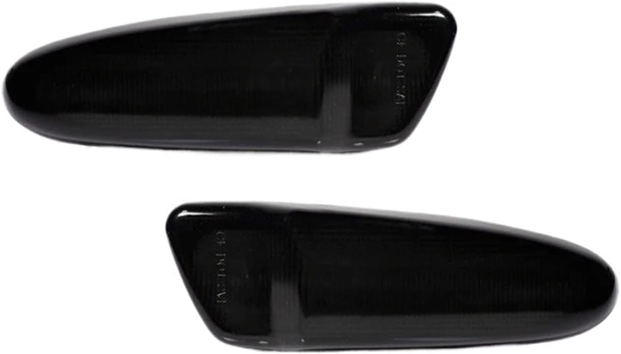 Sequential Light 2pcs Front Bumper Side Marker LED Lights Lamps Turn Signal Light/Clearance Lights For Toyota For SUPRA MK.4 1997-1998 Turn Signal Lamp Assembly(Smoked Lens Amber)