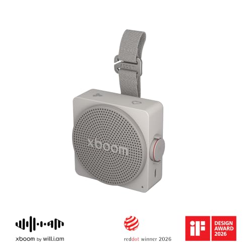 LG xboom Mini by will.i.am Portable Bluetooth Speaker - Warm Grey - image 2