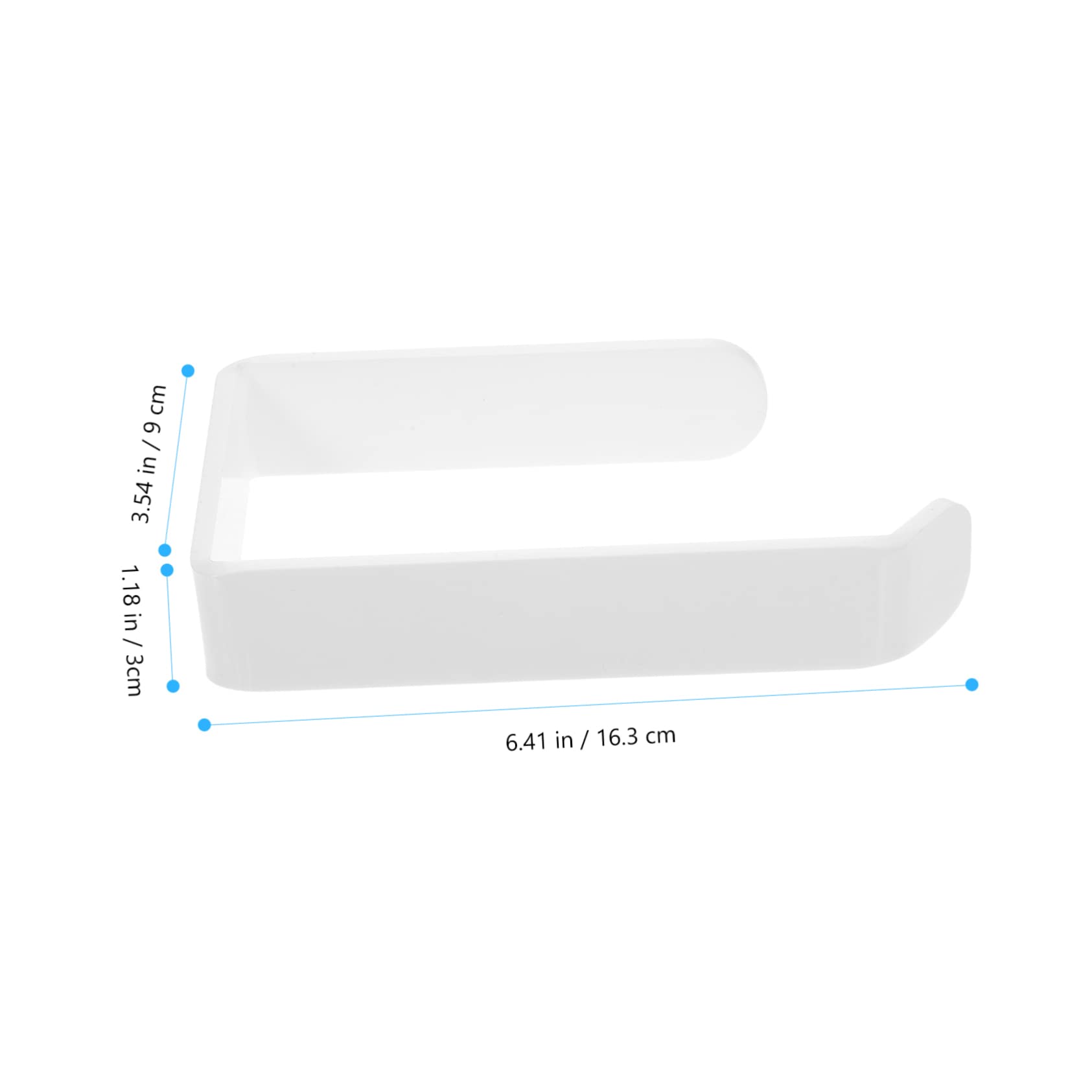 CMBSSTFC Soporte para Toallas de Papel Soporte para Papel higiénico Soporte para Toallas de Papel Soporte para Rollo de Papel Estante para Toallas de Papel Autoadhesivo Barra para Toallas de Papel