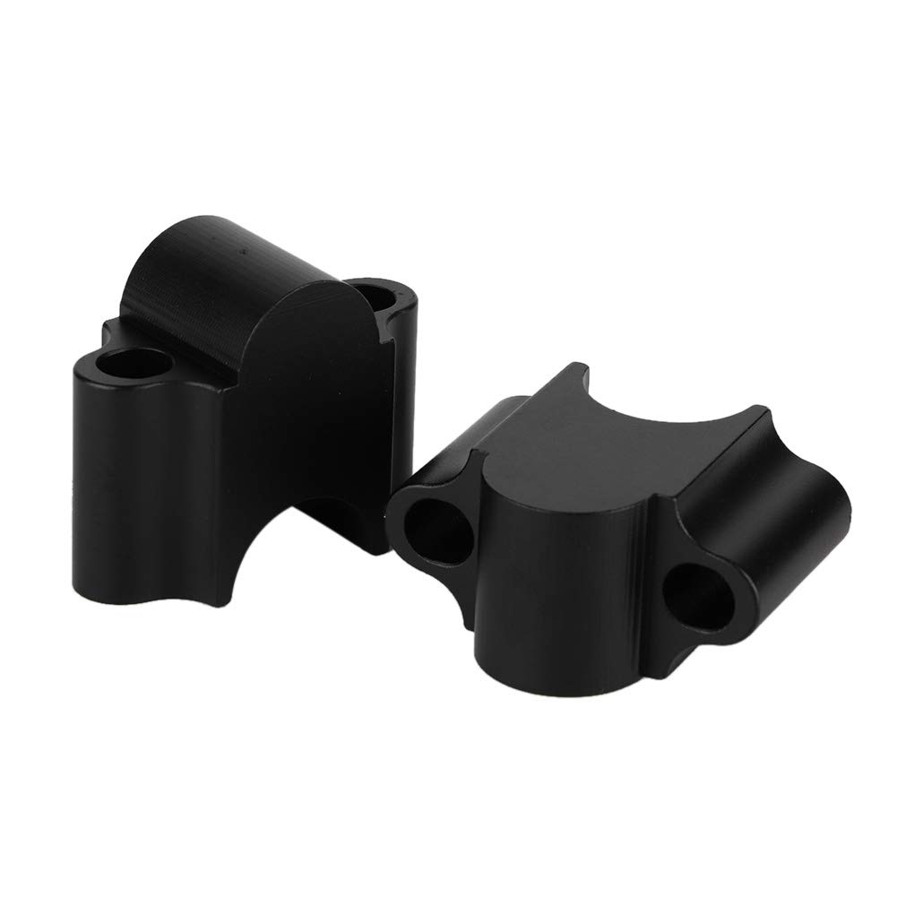 Riser de guidon en alliage d'aluminium 7/8" 22mm (noir) pour moto - Pièces d'auto pour riser 7/8, pontet de guidon