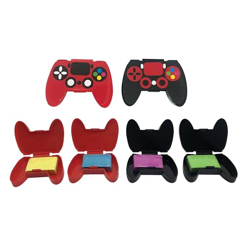 Gomme pétrie manette de jeu Raymond Geddes : lot fournitures scolaires enfants