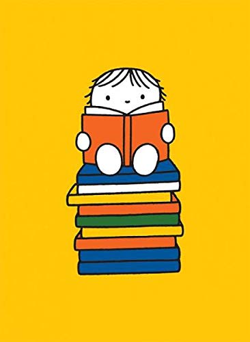 Dick Bruna  オランダ読書週間ポスター　ディック　ブルーナ Amazon.co.jp: ミニポスター018ディックブルーナ本の上で読書