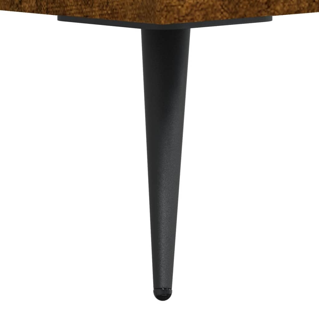 vidaXL Mobile Porta TV Rovere Fumo 150x30x50 cm in Legno Multistrato