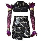 Game LOL KDA Evelynn Cosplay Costume Fancy Dress Halloween Suit (Custom Made)