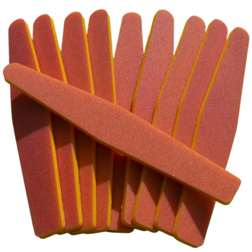 TradeProvider® - Lima de uñas de grano 100 beta, 10 unidades, para uso doméstico y salón Cover