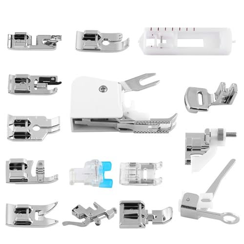 Set 15 piezas pies prensatelas para máquina de coser miniatura 1