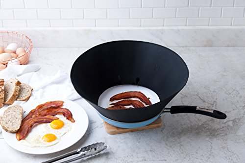 Image of Frywall 10 (Medium) - Black - Splatter Guard, as Seen on Shark Tank