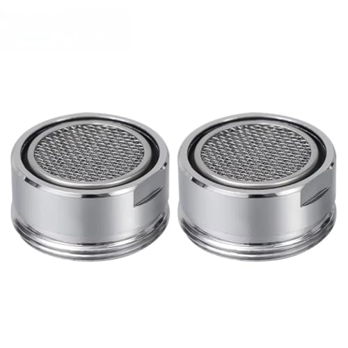2 piezas de aireadores de grifo de ahorro de agua con rosca reemplazable Filtro de grifo de cocina Boca de grifo de baño Burbujeador Piezas de baño Práctico tratamiento