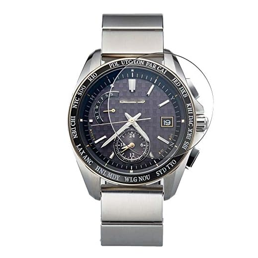 Vaxson 3 Unidades Protector de Pantalla, compatible con Seiko Brightz wena wrist pro Solar Radio controlled set WNW-SB16A [No Vidrio Templado ] Película Protectora Film Guard NEW VERSION