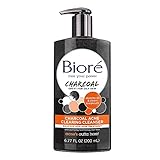 Bioré Charcoal Acne Clearing Face Wash, 1% Salicylic Acid Acne Treatment, Helps Prevent Breakouts, Oil Absorption and Control for Acne Prone, Oily Skin, 6.77 Ounce (HSA/FSA Approved)
