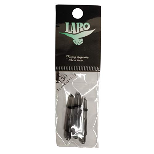 Image of Lstyle Dart Shafts: Plastic Nylon Shaft - for Soft Tip and Steel Tip Darts - Claer Black 130 (Extra Short)
