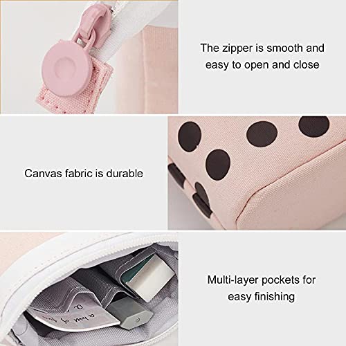 Eaacaa Trousse En Velours Côtelé - Pour Filles, Adolescentes