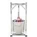 Produktbild OU BEST CHOOSE 12L Obstpresse Saftpresse Weinpresse, Beerenmühle Fruchtpresse Maischepresse Entsafter, Edelstahl Obstmühle Apfelpresse Obstschredder
