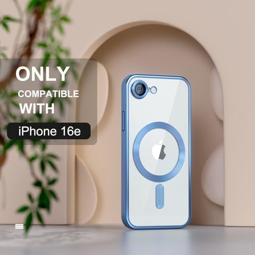 Image of Misea Magnetic for iPhone 17e / 16e Case Compatible with MagSafe Light Blue