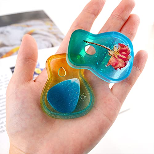 Lot de 13 moules en résine pour médiator de guitare - Les Beatles, Paul McCartney, John Lennon, RIngo Starr, George Harrison Lot de 13 moules en résine pour médiator de guitare – Image 8
