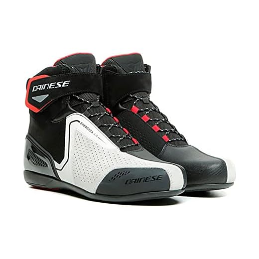 Dainese Energyca Air Moto Scarpe Nero/Bianco 42