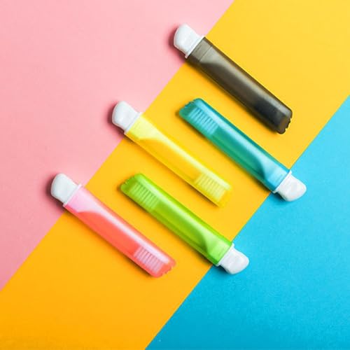 Faltbare Reisezahnbürste Falten Weiche Zahnbürsten Für Erwachsene Tragbare Kleine Bürste Für Erwachsene Frauen Und Männer – Bild 4