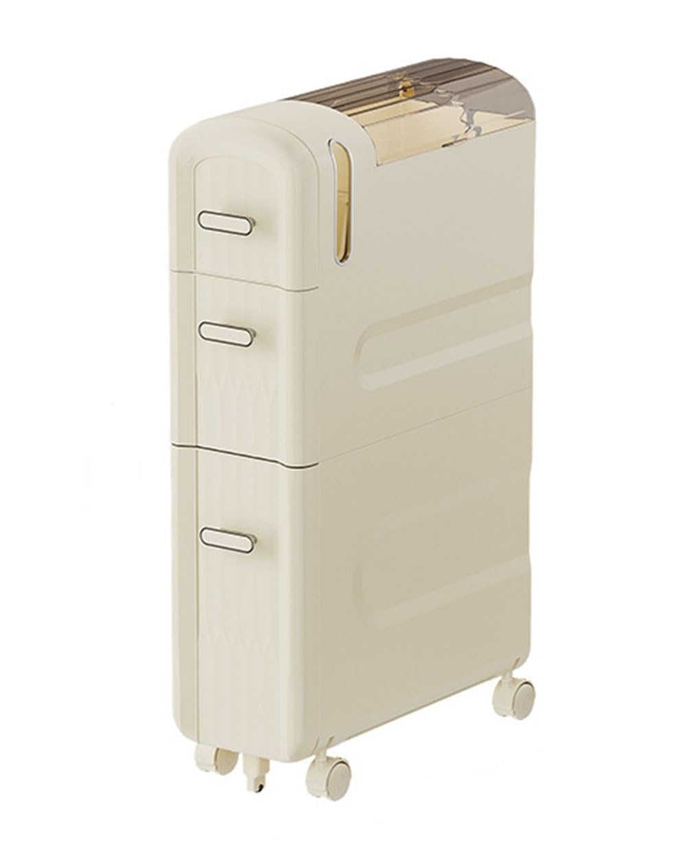 Gabinete de almacenamiento Delgado para baño con abertura precargada para almacenamiento de rollos de Papel higiénico Solución de organización de cocina y baño Diseño Que