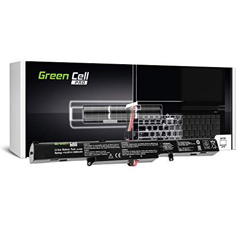 Batterie ASUS X550D R510D Green Cell de 2600 mAh en noir pour PC