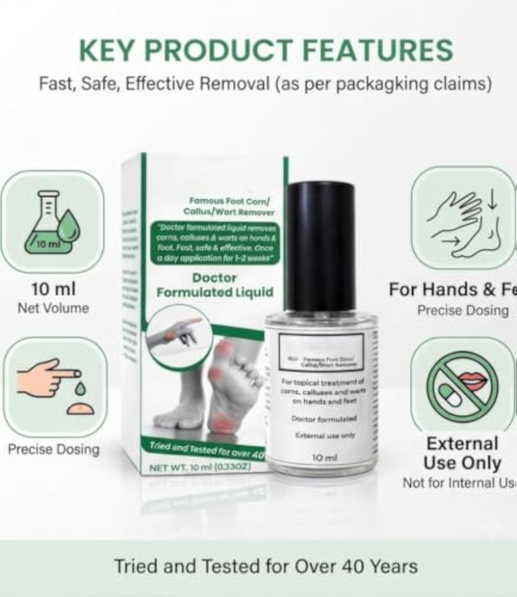 Foot Corn & Callus Remover for Rough Skin Treatment