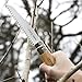 Opinel Folding Saw - Gardening and Camping Folding Carbon Steel Saw with Beechwood Handle