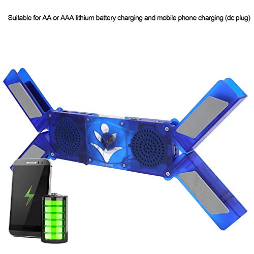 Base de enfriamiento para laptop con 2 ventiladores LED azules miniatura 5