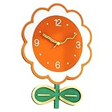 XJBTBA Reloj De Pared Montado En La Pared Reloj De Decoración De Estilo Simple Moderno Reloj De Pared Decorativo De Madera Silencioso Sin tictac para Decoración De Sala De Estar Sin tictac