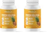 Bromelina Drenante Diuretico Anticellulite Efficace Integratore di Enzimi Digestivi Completi Cellulite Gambe e Glutei Alta Concentrazione 60 Capsule Made in Italy (Confezione da 2)