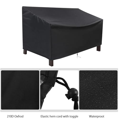 Housse imperméable pour canapé d'extérieur contre la pluie et les intempéries - 7