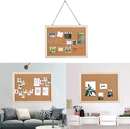 Ditanjia Cork Bulletin Board, Fotos Plano Cork Aviso Pin Board Wood Noticeboard emoldurado para escr