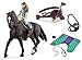 Produktbild 3in1-SET Schleich Pferde Horse Club - Lisa & Storm mit extra Pferdedecke und Sattel 42413 + 42461 + 42491