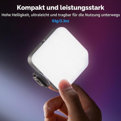 SMALLRIG P108 Neo RGBWW VideoLicht, 2500K-6500K Blitzlicht, 12 Effekte 5821 – Ansicht 6