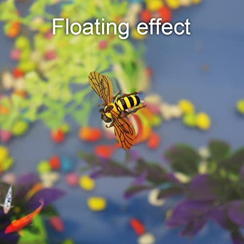 Origlam 2Pcs Bee Fly Fishing Kit Lures, Fishing Kit Kit Lures, Bumble Bee Trout Fishing Lures Flyfishing Topwater #TOP5