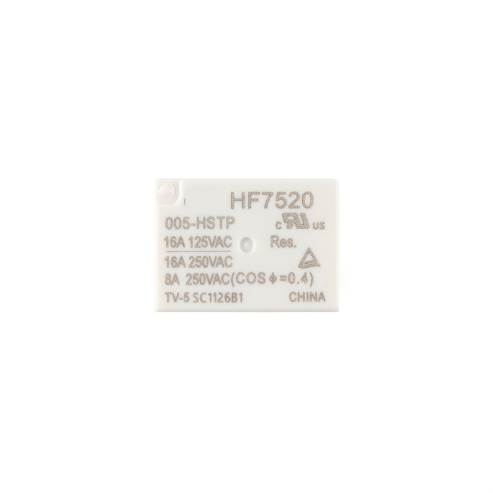 Relé HF7520-009-HTP 9V evita sobrecargas térmicas en circuitos de audio y vídeo 8
