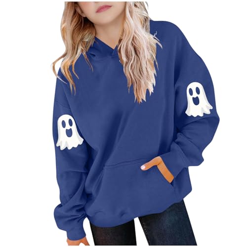 Girls Oversized Hoodie Shirts Dressy Casual Long Sleeve Gradient Color Hooded Pullover Tops Loose Kids Preppy Clothes