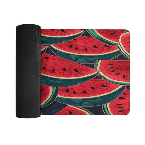 Red Watermelon Desk Pad Large Office Desk Mat Waterproof miniatura 3
