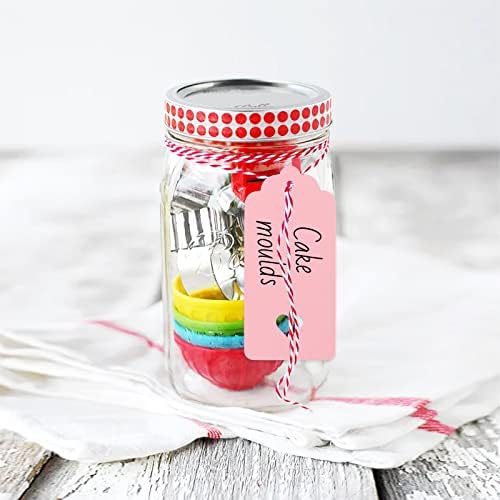 300g/m² Large Paper Gift Tags - 4.5x9.5CM Kraft Luggage Tags Labels - Blank Parcel Tags with String for Wedding Gift Decoration