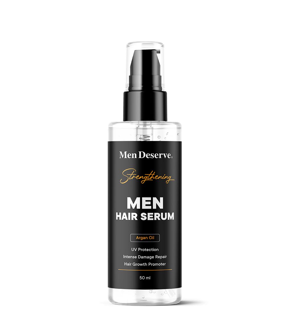Men Deserve Daily use hair serum for men with Argan Oil and Vit E (50 ml)-image-12